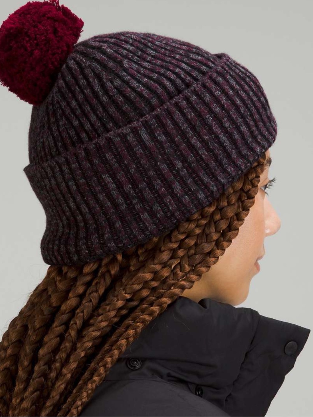 Lululemon Women's Textured Fleece-Lined Knit Beanie Hat
